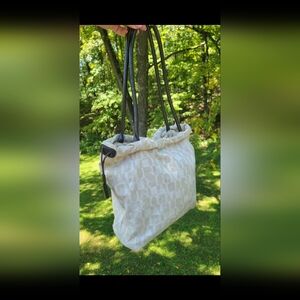 Furla Cream Shoulder Bag